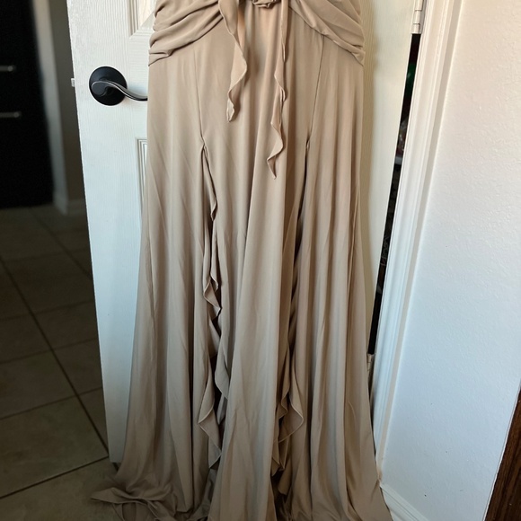 WeWoreWhat Halter Ruffle Dress - Picture 3 of 13